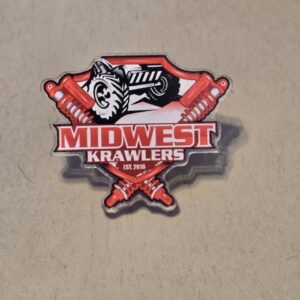 lapel pin mwk shield logo lapel pin